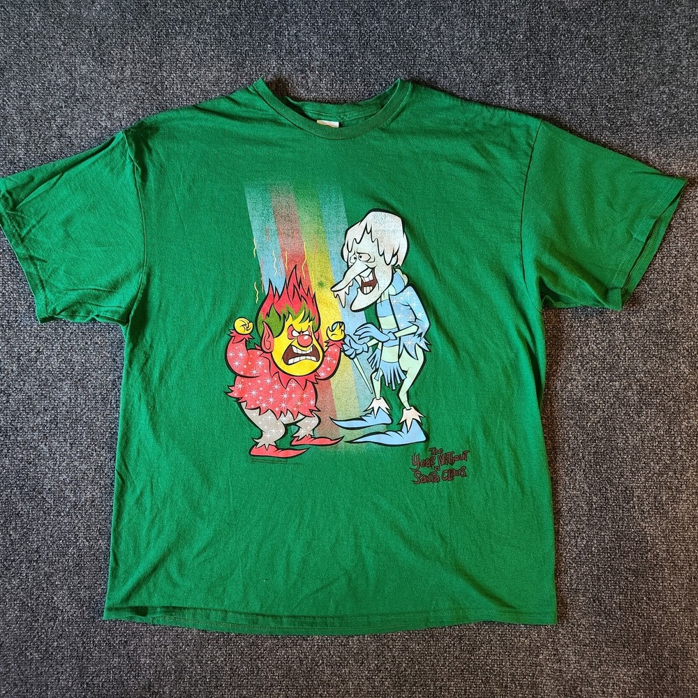 Delta The Year Without Santa Claus Heat Miser Snow Miser Graphic T Shirt 2XL